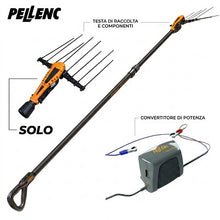 Carica l'immagine nel visualizzatore di Gallery, abbacchiatore elettrico pellenc power 48 t220-300 telescopico testa solo con convertitore 12v 44v per raccolta olive professionale