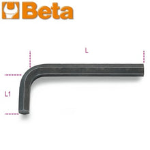 Carica l'immagine nel visualizzatore di Gallery, chiave maschio beta 96n piegata esagonale brunita