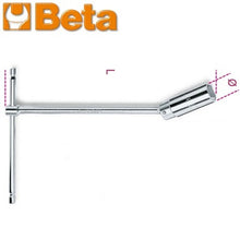 Carica l'immagine nel visualizzatore di Gallery, chiave a t beta 957 con bussola snodata per candele d'accensione