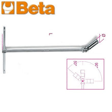 Carica l'immagine nel visualizzatore di Gallery, chiave a t beta 959 con bussola snodata per candele d'accensione