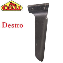 Carica l'immagine nel visualizzatore di Gallery, coltello dente per erpice rotante destro piatto 120x15 celli