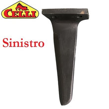 Carica l'immagine nel visualizzatore di Gallery, coltello dente per erpice rotante sinistro
piatto 120x15 celli