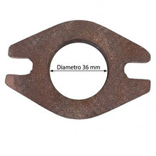 Carica l'immagine nel visualizzatore di Gallery, flangia premistoppa per pompa da 85x59 mm con boccola interna da 33 mm