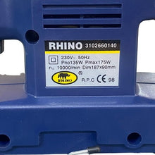 Carica l'immagine nel visualizzatore di Gallery, levigatrice orbitale rhino 175w 230v 20000 giri min per rifinitura codice 310266 3219510131747