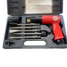 Carica l'immagine nel visualizzatore di Gallery, martello scalpellatore pneumatico ad aria compressa comaria kit 5 scalpelli 9053 80142551700680