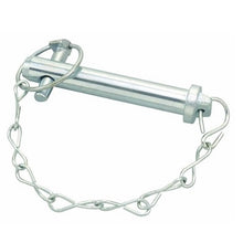 Carica l'immagine nel visualizzatore di Gallery, perno per terzo punto diametro 25 lunghezza 120 mm con catenella e spina a scatto 00179