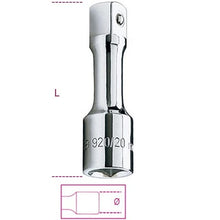 Carica l'immagine nel visualizzatore di Gallery, prolunga cromata beta 920/20 attacco quadro maschio e femmina 1/2" 75mm