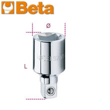 Carica l'immagine nel visualizzatore di Gallery, raccordo per chiavi a bussola beta 920/15 con attacco quadro femmina 1/2" e maschio 3/8"