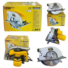 Carica l'immagine nel visualizzatore di Gallery, sega circolare manuale einhell bhs 66-1 1200w codice 4330860 ean 4006825432435