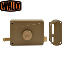 Carica l'immagine nel visualizzatore di Gallery, serratura portoncino per serramenti in legno da applicare cilindro esterno con pomolo entrata dx 3 chiavi 330b wally