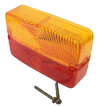 Carica l'immagine nel visualizzatore di Gallery, lente ricambio fanale posteriore alogeno destro sinistro 120x80 mm