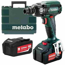 Carica l'immagine nel visualizzatore di Gallery, avvitatore a batteria lxt 400 marca metabo completo di valigetta e 2 batterie 18v 4.0 ah