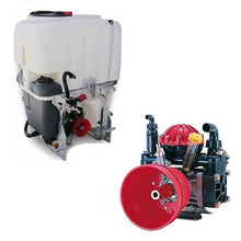 Carica l'immagine nel visualizzatore di Gallery, botte irroratrice per trattore marca bargam modello poli 330 capacità 300 litri codice pjngi0300002 con gruppo pompa annovi reverberi ar 50 ap media pressione