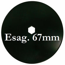 Carica l'immagine nel visualizzatore di Gallery, disco erpice frangizolle liscio diametro 510 mm foro centrale esagonale 67 mm