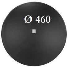 Carica l'immagine nel visualizzatore di Gallery, disco erpice frangizolle liscio diametro 460 mm foro centrale quadrato 31 mm concavo tipo spedo