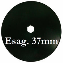 Carica l'immagine nel visualizzatore di Gallery, disco frangizolle liscio diametro 510 mm foro centrale esagonale 37 mm concavo tipo spedo
