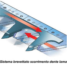 Carica l'immagine nel visualizzatore di Gallery, falciatrice dente lama gaspardo a sollevamento idraulico modello fiore metri 2,05