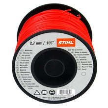 Carica l'immagine nel visualizzatore di Gallery, filo decespugliatore stihl sezione tonda 2,7 mm bobina 208 metri 00009302227
