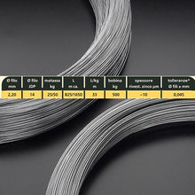 Carica l'immagine nel visualizzatore di Gallery, FILO ZINCATO PER VIGNETO CAVATORTA N. 14 D. 2,20