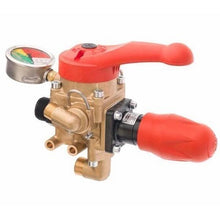 Carica l'immagine nel visualizzatore di Gallery, gruppo comando annovi reverberi bms 50 gruppo 2 vie comando in ottone con valvola di regolazione pressione lavoro leva unica codice bms 50917