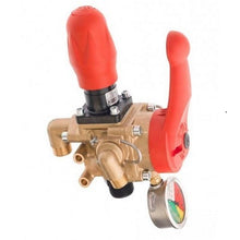 Carica l'immagine nel visualizzatore di Gallery, gruppo comando annovi reverberi bms 50 gruppo 2 vie comando in ottone con valvola di regolazione pressione lavoro leva unica codice bms 50917