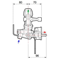 Carica l'immagine nel visualizzatore di Gallery, gruppo comando comet polaris 2 vie 40 bar 50 litri minuto codice 1204048900