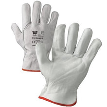 Carica l'immagine nel visualizzatore di Gallery, guanti da lavoro anti usura in fiore di pelle bovina per giardino ed edilizia