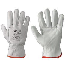 Carica l'immagine nel visualizzatore di Gallery, guanti da lavoro anti usura in fiore di pelle bovina per giardino ed edilizia