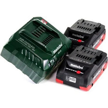 Carica l'immagine nel visualizzatore di Gallery, KIT METABO SMERIGLIATRICE W18 LTX QUICK DUE BATTERIE BORSA E RADIO