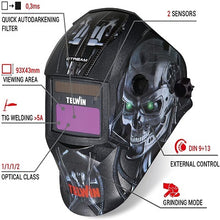 Carica l'immagine nel visualizzatore di Gallery, maschera saldatura telwin stream robot mma mig mag tig codice 804234