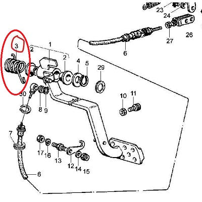 pedale frizione MOLLA PEDALE FRIZIONE Codice 3647429M1 – AgriQui