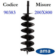 Carica l'immagine nel visualizzatore di Gallery, punta trivella ama 200x800 codice 90383