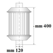 Carica l'immagine nel visualizzatore di Gallery, DIFFUSORE SCAMBIATORE DI CALORE A 8 TUBI CILINDRICI MARCA ALA