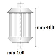 Carica l'immagine nel visualizzatore di Gallery, DIFFUSORE SCAMBIATORE DI CALORE A 8 TUBI CILINDRICI MARCA ALA