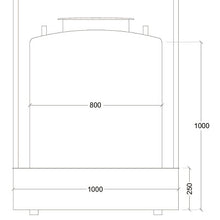 Carica l'immagine nel visualizzatore di Gallery, serbatoio olio esausto da litri 500