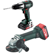 Carica l'immagine nel visualizzatore di Gallery, kit metabo smerigliatrice w18 ltx 125 quick e trapano avvitatore sb 18 lt a batteria