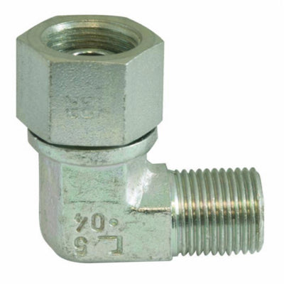 adattatore a “l” maschio bspt / femmina bsp girevole da 3/8