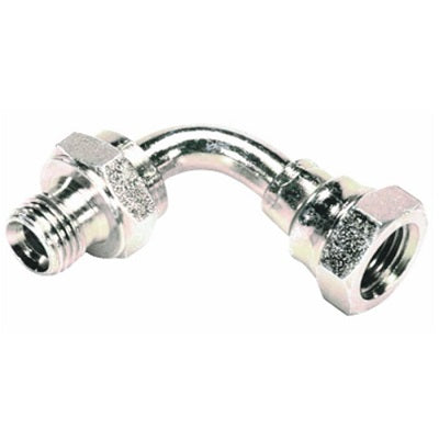adattatore maschio-femmina girevole filetto gas svasato 60 gradi da 1/4