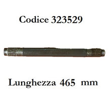 Carica l&#39;immagine nel visualizzatore di Gallery, albero semiasse lunghezza 465 mm fresatrice celli originale codice 323529
