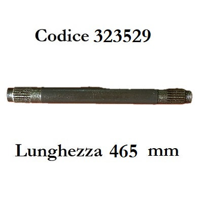 albero semiasse lunghezza 465 mm fresatrice celli originale codice 323529