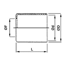 Carica l'immagine nel visualizzatore di Gallery, Boccola a pressare in alluminio 25X23mm per tubi a bassa pressione
