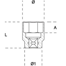 Carica l&#39;immagine nel visualizzatore di Gallery, chiavi a bussola beta 928a con attacco quadro femmina 3/4&quot; e bocca esagonale
