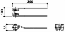 Carica l'immagine nel visualizzatore di Gallery, Dente per girello adattabile Slam, lunghezza 390mm, larghezza 100mm
