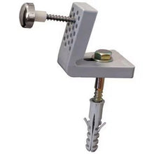 Carica l'immagine nel visualizzatore di Gallery, fischer wb 5n fissaggio nascosto water bidet pavimento fori laterali con tasselli sx plus 10 staffe nylon e coprivite cromati

