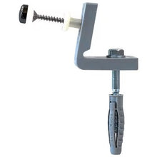 Carica l'immagine nel visualizzatore di Gallery, fischer wb 5n fissaggio nascosto water bidet pavimento fori laterali con tasselli sx plus 10 staffe nylon e coprivite cromati

