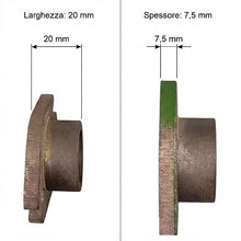 Carica l'immagine nel visualizzatore di Gallery, flangia premistoppa per pompa 88x44,5 mm con foro centrale da 20 mm
