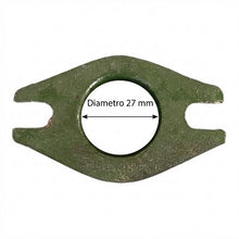 Carica l'immagine nel visualizzatore di Gallery, flangia premistoppa per pompa 88x44,5 mm con foro centrale da 20 mm
