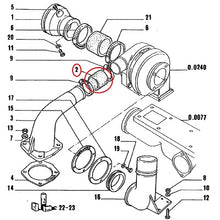 Carica l'immagine nel visualizzatore di Gallery, manicotto flessibile new holland fiat cnh iveco codice 98421377
