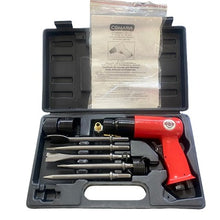 Carica l'immagine nel visualizzatore di Gallery, martello scalpellatore pneumatico ad aria compressa comaria kit 5 scalpelli 9053 80142551700680
