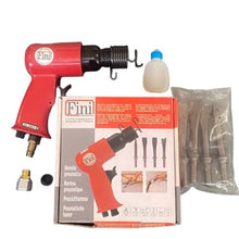 Carica l'immagine nel visualizzatore di Gallery, martello scalpellatore pneumatico ad aria compressa fini kit 4 scalpelli 9052f 8017750000107
